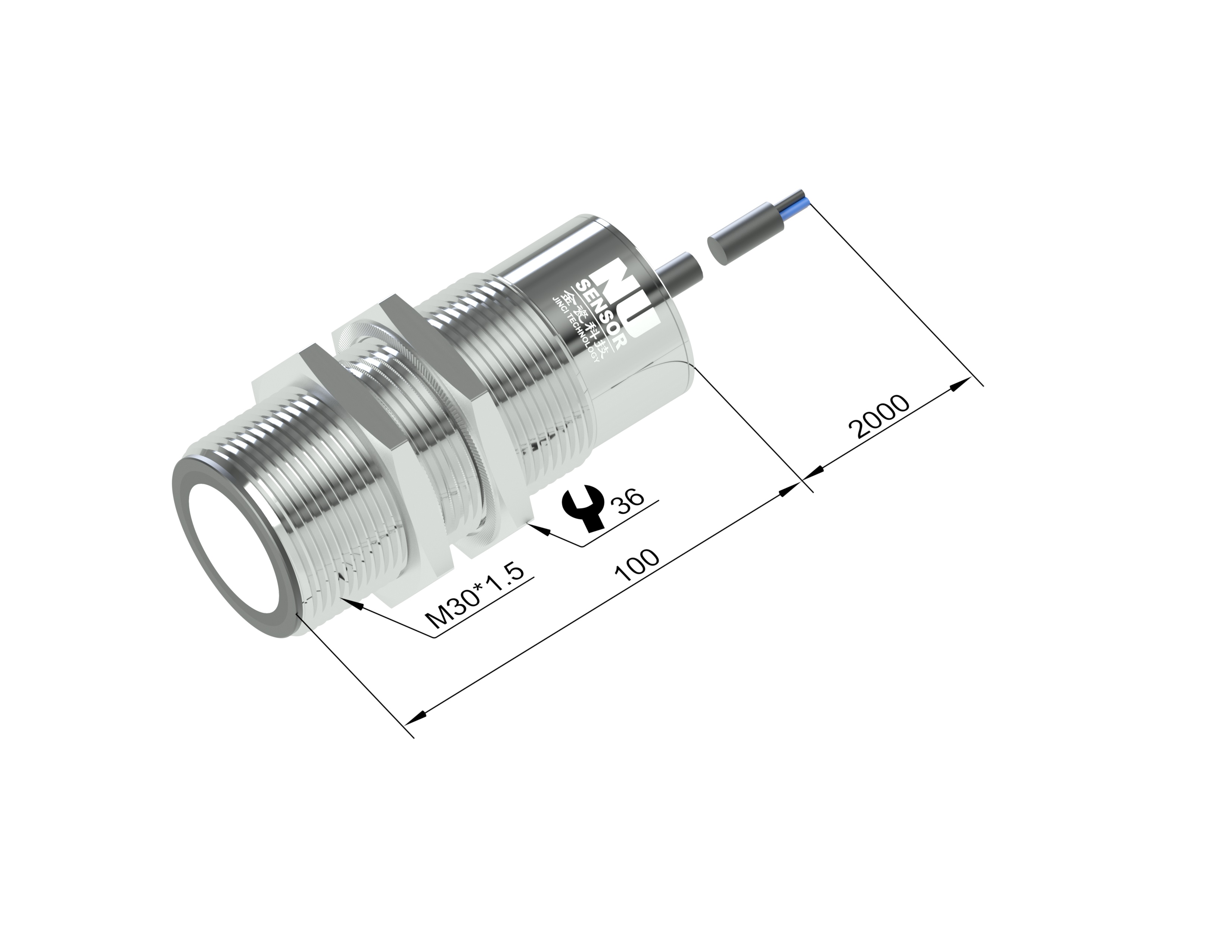收發一體超聲傳感器 收發一體超聲傳感器